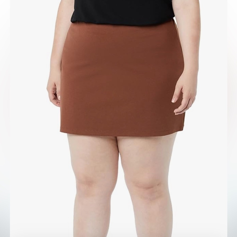 NWT Daily Ritual Women's Ponte A-Line Mini Skirt